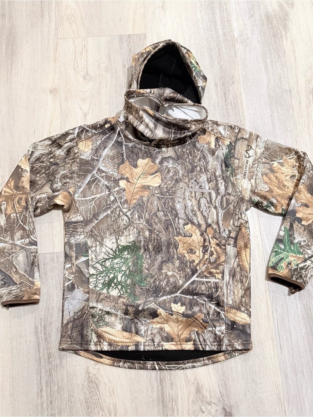 Boys Realtree EDGE Camo Fleece-Lined Hunting Hoodie Size M 8